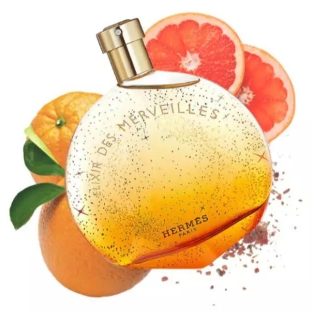 HERMES Eau des Merveilles EDT Woody Amber Orange-Mini 7.5 ml,0.25oz-BOXED-NEW - Picture 4 of 12